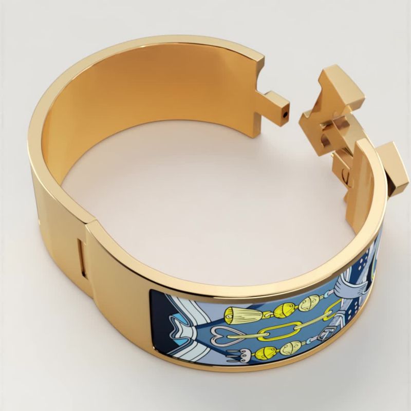 お洒落☆【HERMES】Clic Clac ブレスレット H Bouquets Selliers Clic Clac H Bouquets Selliers bracelet | Hermès Canada